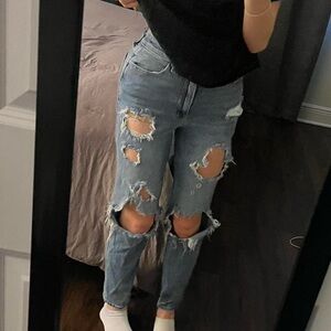Hollister mom jeans